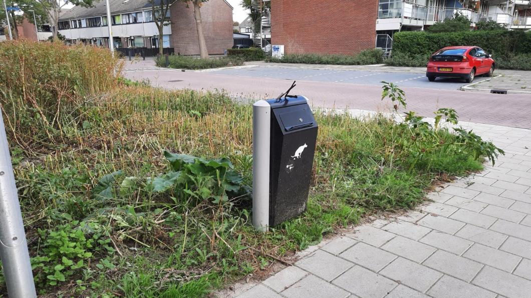 Gemaaide dode hoek Hans Vonkstraat Vossiuslaan