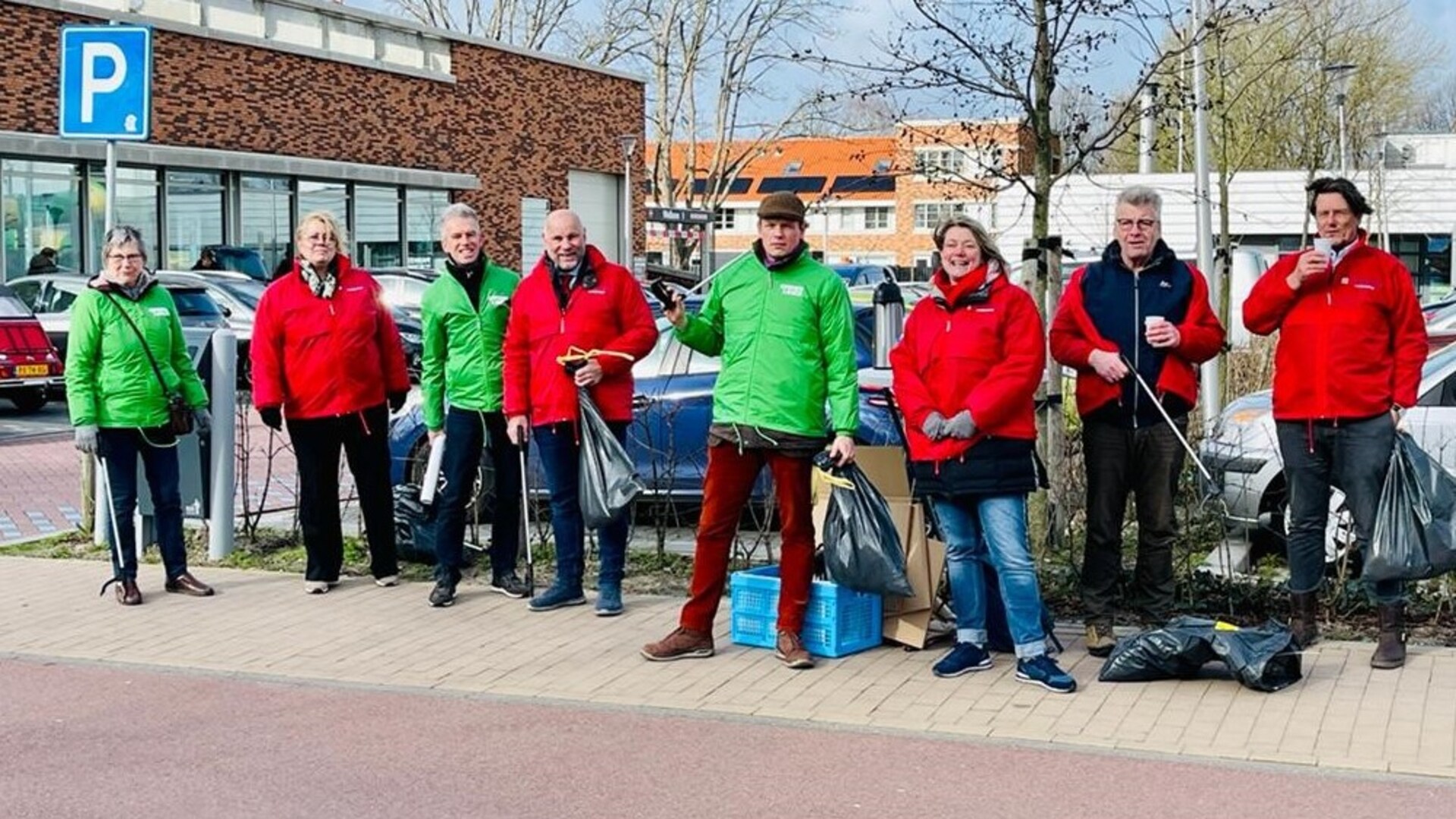 Aktie van PvdA en GroenLinks in kader verkiezingen